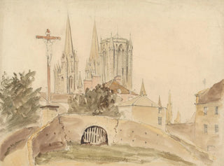 Cathedral of Coutances - William Frome Smallwood — artwork view