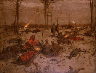 Waiting for dawn - William Gilbert Gaul — artwork view