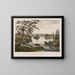 View near Fort Miller - William Guy Wall — framed artwork on a wall