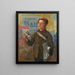 The Evening Newspaper - William H. Snape — framed artwork on a wall
