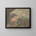 a king and a horse with ghostly women - William Hamilton — framed artwork on a wall