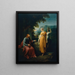 The Christ and the Samaritan Woman - William Hamilton — framed artwork on a wall