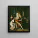 Edwy and Elgiva, a scene from Saxon history - William Hamilton — framed artwork on a wall