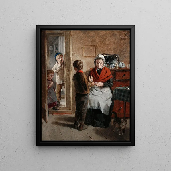 Attention divisée - William Hemsley — framed artwork on a wall