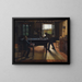 A game of billiards - William Henry Bartlett — framed artwork on a wall