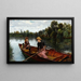 a Lazy Afternoon - William Henry Bartlett — framed artwork on a wall