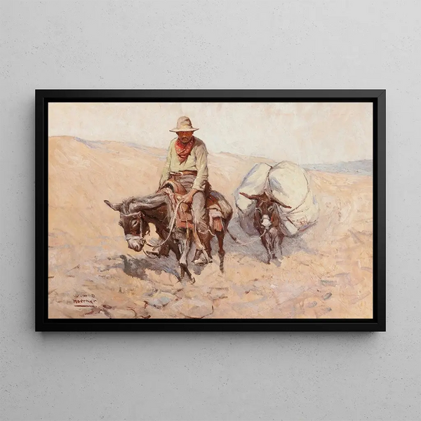 La survie - William Henry Dethlef Koerner — framed artwork on a wall