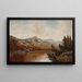 Landscape Painting of New England - William Henry Hilliard — framed artwork on a wall