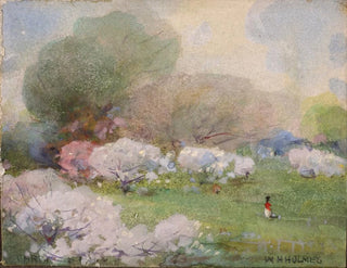 Cherry Blossom Painting - William Henry Holmes — artwork view