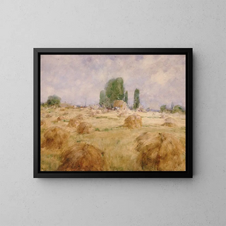 Wheat Field Painting - William Henry Holmes — framed artwork on a wall