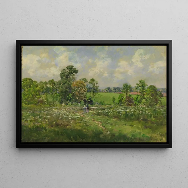 Prairie fleurie - William Henry Holmes — framed artwork on a wall