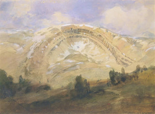 Strates pliées, un grand arc géologique, Colorado - William Henry Holmes — artwork view