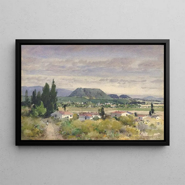 in Mexico - William Henry Holmes — framed artwork on a wall