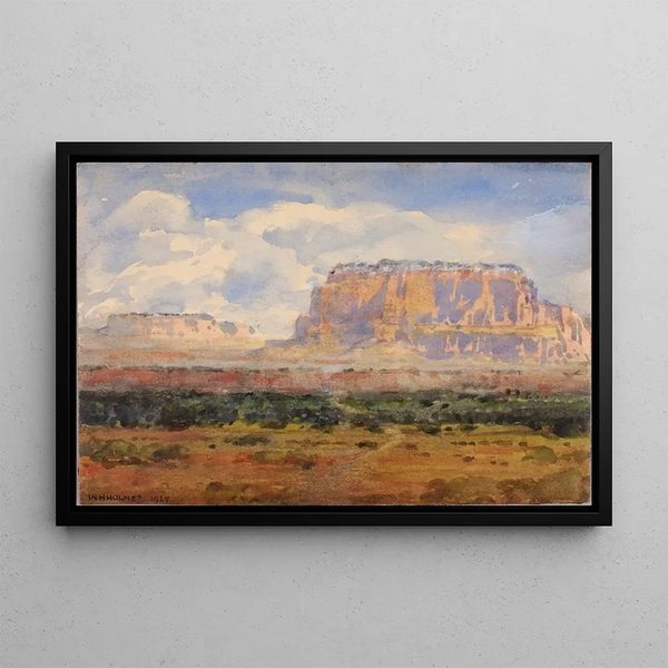 La Mesa enchantée - William Henry Holmes — framed artwork on a wall