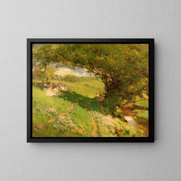 The Rest of the Travelers - William Henry Holmes — framed artwork on a wall