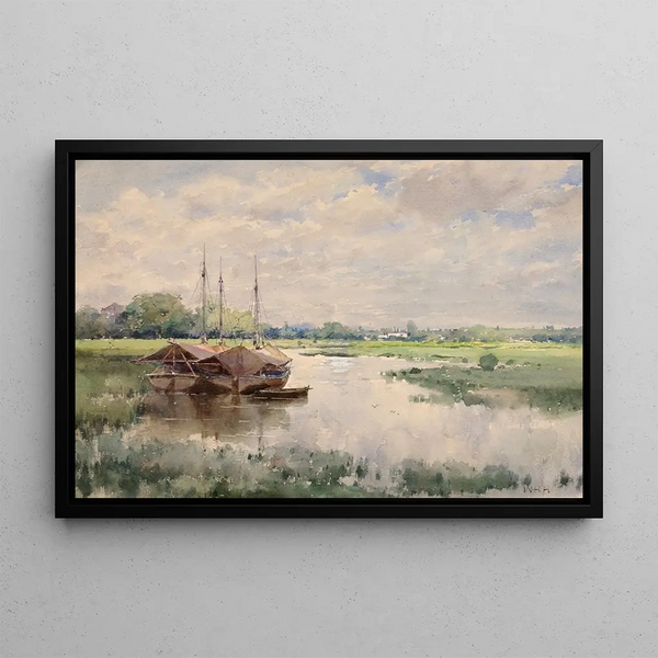 Untitled Painting - William Henry Holmes — framed artwork on a wall