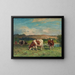 Prairies de Lyme - William Henry Howe — framed artwork on a wall