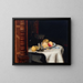 Nature morte avec des fruits - William Henry Huddle — framed artwork on a wall