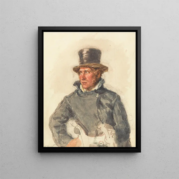A Spit - William Henry Hunt — framed artwork on a wall