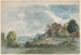 Cottages dans un paysage étendu - William Henry Hunt — artwork view