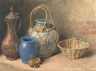 Still life with a ginger jar - William Henry Hunt — artwork view