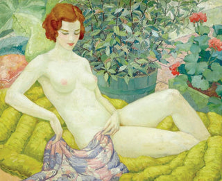 Nude in a Garden - William Henry Kemble Yarrow — artwork view