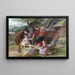 Training Painting for the Derby - William Henry Knight — framed artwork on a wall