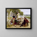 Rivals of Blondin - William Henry Knight — framed artwork on a wall