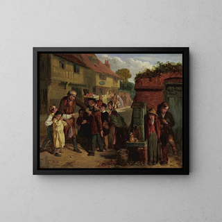 La fenêtre brisée - William Henry Knight — framed artwork on a wall