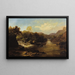 On the Llugwy, North Wales - William Henry Mander — framed artwork on a wall