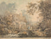 Cottage and pontoon - William Henry Pyne — artwork view