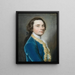 Portrait of a Gentleman - William Hoare of Bath — framed artwork on a wall