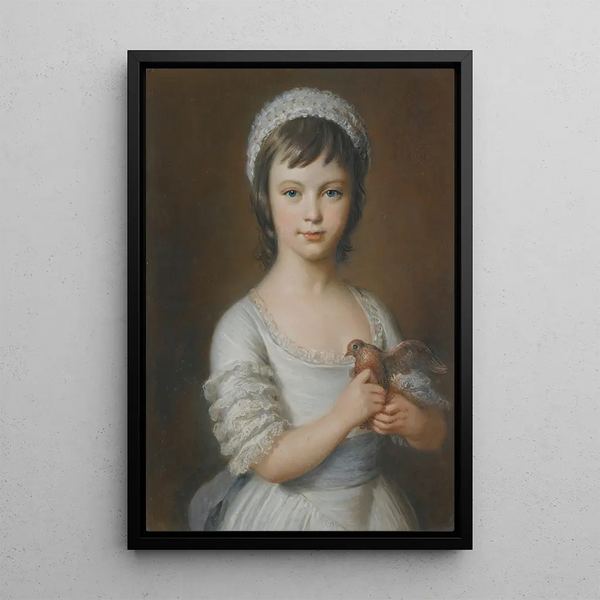 Portrait painting of the honorable Charles Brudenell-Bruce, later 1st Marquess of Ailesbury - William Hoare of Bath — framed artwork on a wall
