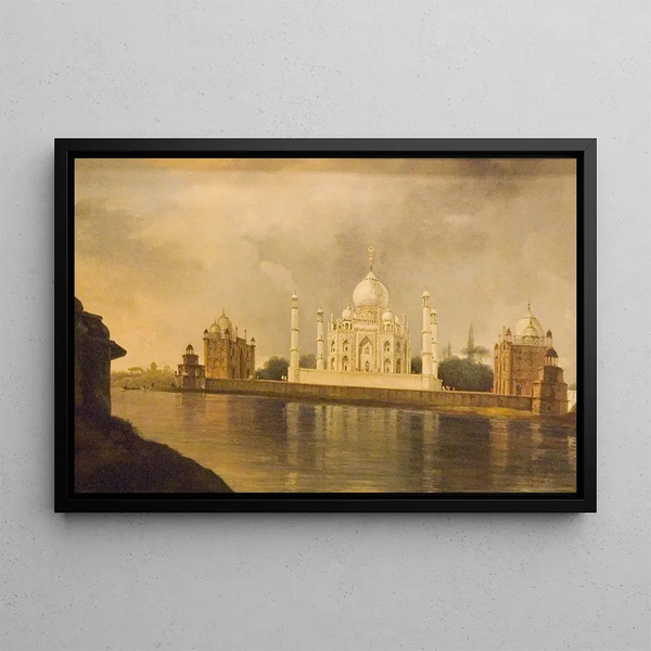 The Taj Mahal - William Hodges — framed artwork on a wall