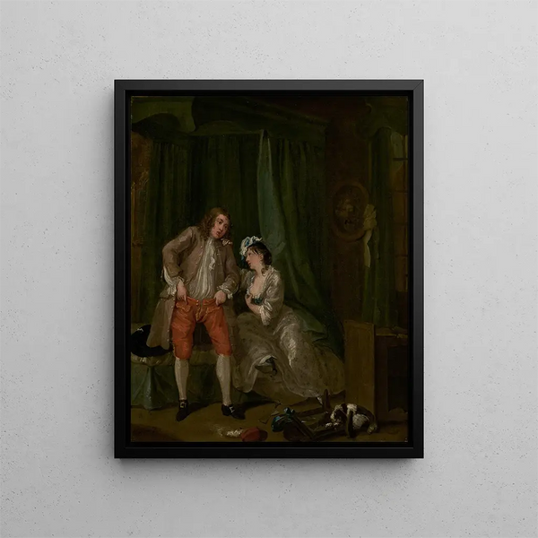 After - William Hogarth — framed artwork on a wall