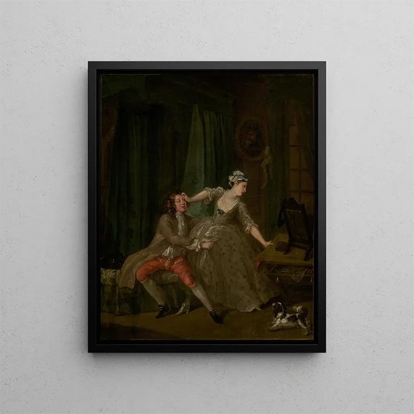 Before - William Hogarth — framed artwork on a wall