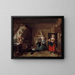 The distressed poet - William Hogarth — framed artwork on a wall