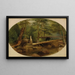 Bear in the Forest - William Holbrook Beard — framed artwork on a wall