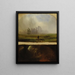 It rains, it shines, the devil whips his wife - William Holbrook Beard — framed artwork on a wall