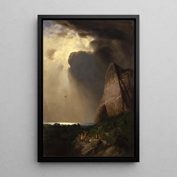 The Lost Balloon - William Holbrook Beard — framed artwork on a wall