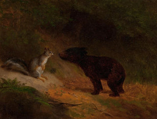 Unlikely friends - William Holbrook Beard — artwork view