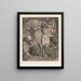 L'ombre de la mort - William Holman Hunt — framed artwork on a wall