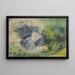 Rocks and Foliage - William Howis Jr — framed artwork on a wall