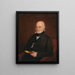 John Quincy Adams - William Hudson Jr — framed artwork on a wall
