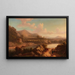 Landscape painting in the State of New York - William J. Satt — framed artwork on a wall