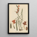 Campuleia coccinea - William Jackson Hooker — framed artwork on a wall