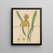Insigne de Cypripedium - William Jackson Hooker — framed artwork on a wall