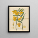 Dendrobium frangé - William Jackson Hooker — framed artwork on a wall