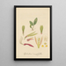 Epidendrum monophyllum - William Jackson Hooker — framed artwork on a wall
