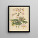 Primula sinensis painting - William Jackson Hooker — framed artwork on a wall